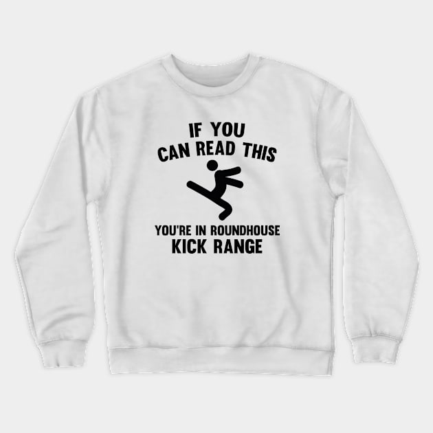 Roundhouse Kick Range Crewneck Sweatshirt by AmazingVision